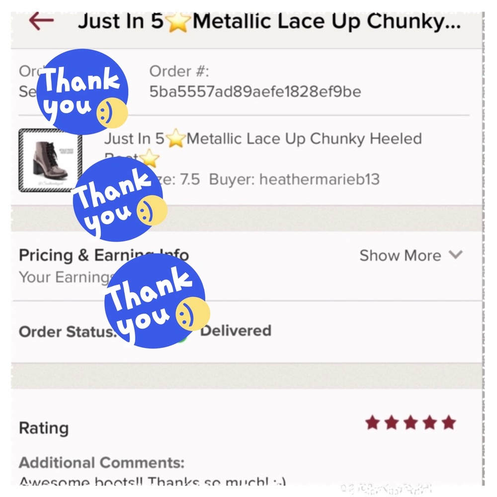 NWT QUPID Metallic Lace Up Chunky Heel Boots/ Booties - Picture 8 of 10